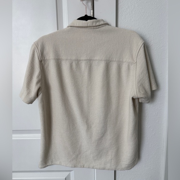 Zara Men's Beige Button Down Shirt - Picture 2 of 4